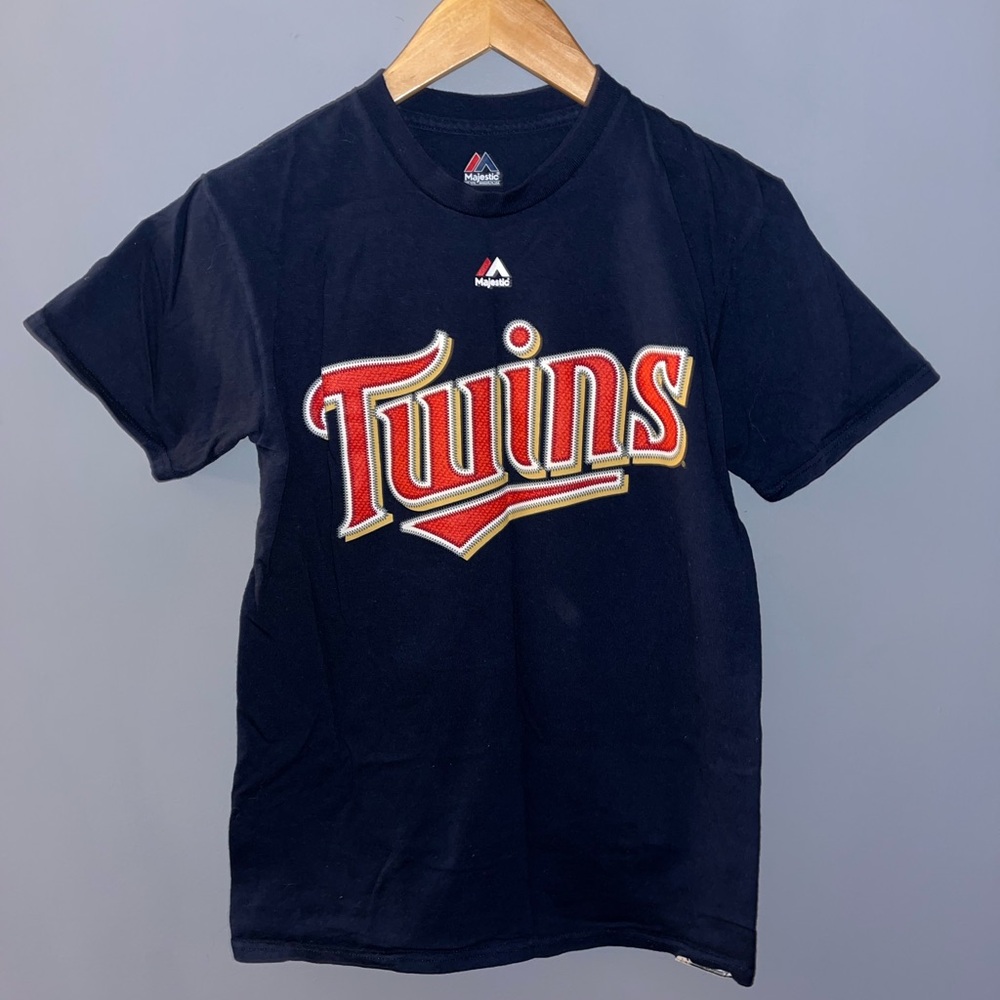 Navy Blue Minnesota Twins Sano Jersey Shirt, Majestic,‎ size small
